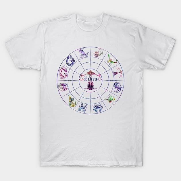 New zodiac 12 in 1 - libra T-Shirt by INDONESIA68